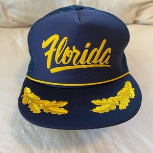 Florida trucker-style Captains Hat